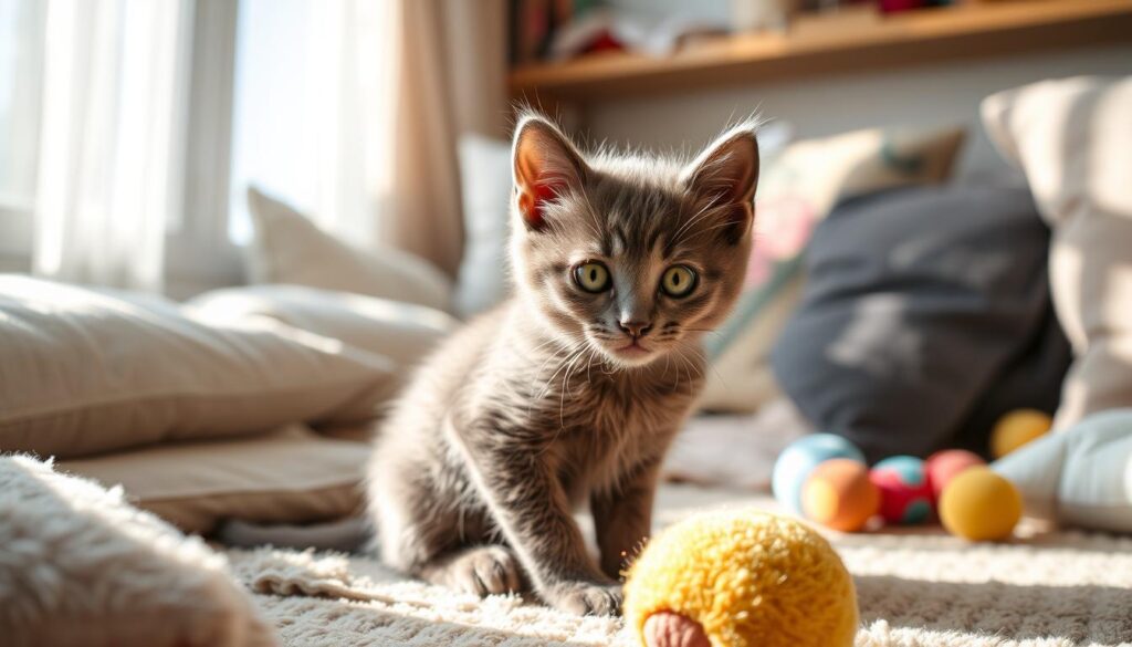 Russian Blue kitten