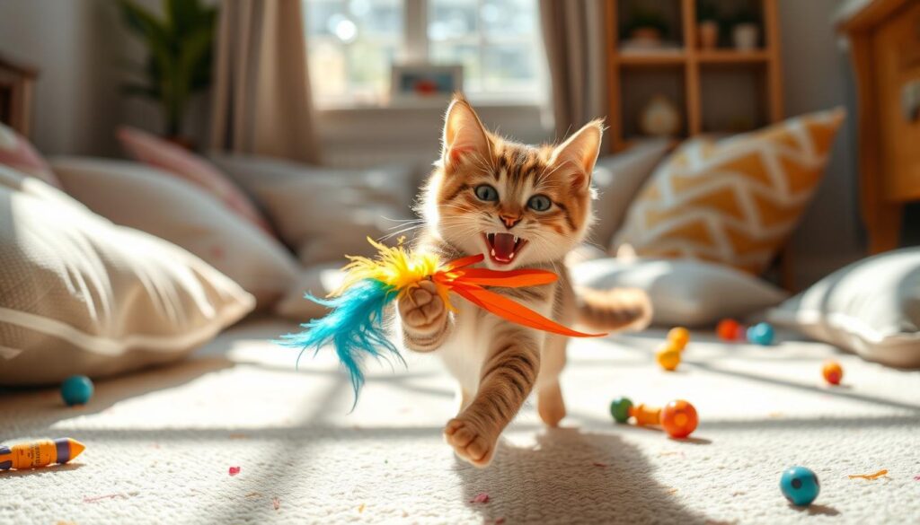 cat playing