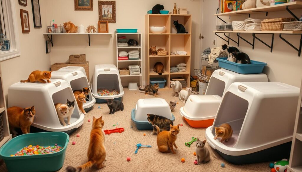 multi-cat litter